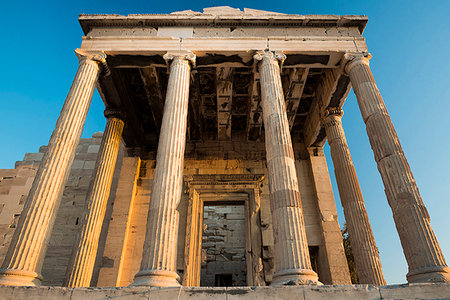 Acropolis at sunset, UNESCO World Heritage Site, Athens, Attica Region, Greece, Europe Stock Photo - Premium Royalty-Free, Code: 6119-09202905