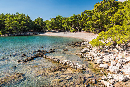 Ruins of Phaselis near Kemer, Antalya Province, Lycia, Anatolia Peninsula, Mediterranean Coast, Turkey, Asia Minor, Eurasia Foto de stock - Sin royalties Premium, Código: 6119-09202912