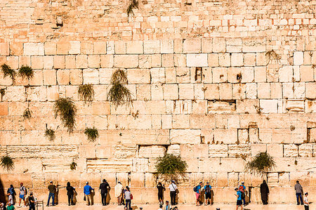 Western Wall, Jerusalem, Israel, Middle East Stock Photo - Premium Royalty-Free, Code: 6119-09203080