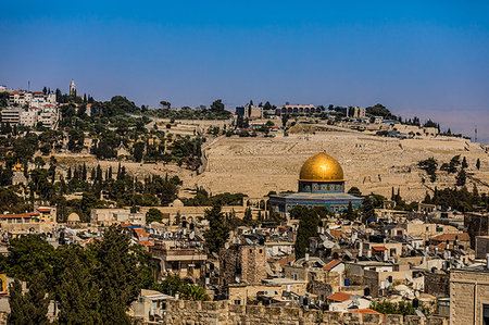 simsearch:841-08101895,k - Dome of the Rock, UNESCO World Heritage Site, Old City, Jerusalem, Israel, Middle East Stock Photo - Premium Royalty-Free, Code: 6119-09203081