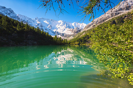 simsearch:6119-09126932,k - Aviolo Lake in Adamello Park, Val Camonica, Brescia province, Lombardy, Italy, Europe Foto de stock - Sin royalties Premium, Código: 6119-09203461