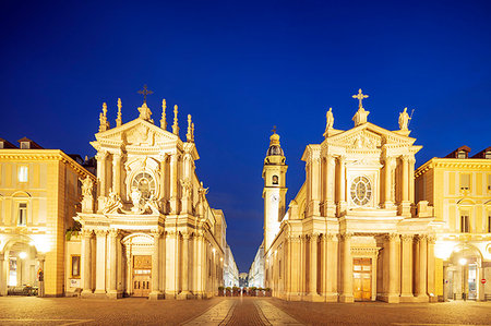 simsearch:841-09163200,k - Churches of Santa Cristina and Carlo Borromeo, Piazza San Carlo, Turin, Piedmont, Italy, Europe Stock Photo - Premium Royalty-Free, Code: 6119-09203522