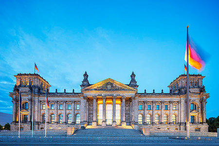 The Reichstag, Berlin, Germany, Europe Photographie de stock - Premium Libres de Droits, Code: 6119-09203533