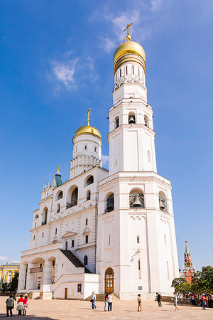 simsearch:6119-09253425,k - Ivan the Great Bell Tower in the Kremlin, UNESCO World Heritage Site, Moscow, Russia, Europe Stockbilder - Premium RF Lizenzfrei, Bildnummer: 6119-09214067