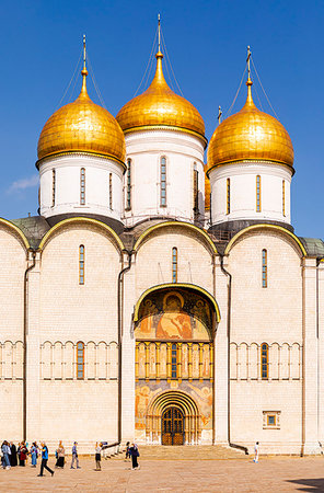 simsearch:6119-09214069,k - Church of the Twelve Apostles inside the Kremlin, UNESCO World Heritage Site, Moscow, Russia, Europe Photographie de stock - Premium Libres de Droits, Code: 6119-09214069