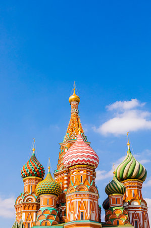 simsearch:841-09085735,k - The Cathedral of Vasily the Blessed (St. Basil's Cathedral), Red Square, UNESCO World Heritage Site, Moscow, Russia, Europe Photographie de stock - Premium Libres de Droits, Code: 6119-09214072