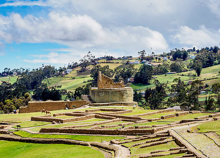 simsearch:6119-09228836,k - Temple of the Sun, Ingapirca Ruins, Ingapirca, Canar Province, Ecuador, South America Photographie de stock - Premium Libres de Droits, Code: 6119-09228723