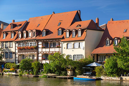 Houses of Klein Venedig (Little Venice), Bamberg, UNESCO World Heritage Site, Bavaria, Germany, Europe Stockbilder - Premium RF Lizenzfrei, Bildnummer: 6119-09228980