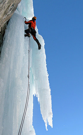 Ice climber, Chamonix, Haute Savoie, France, Europe Photographie de stock - Premium Libres de Droits, Code: 6119-09229011