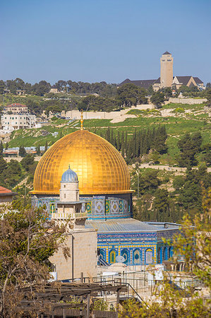 simsearch:841-06343233,k - Dome of the Rock, Old City, UNESCO World Heritage Site, Jerusalem, Israel, Middle East Stock Photo - Premium Royalty-Free, Code: 6119-09238450