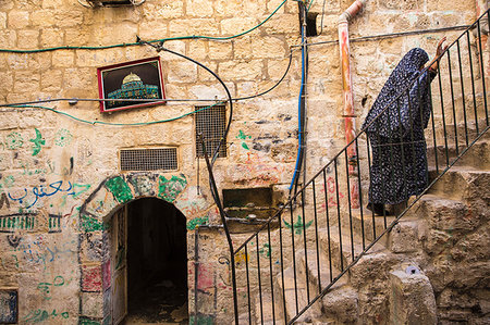 simsearch:6119-09238481,k - Muslim Quarter, Old City, UNESCO World Heritage Site, Jerusalem, Israel, Middle East Photographie de stock - Premium Libres de Droits, Code: 6119-09238473