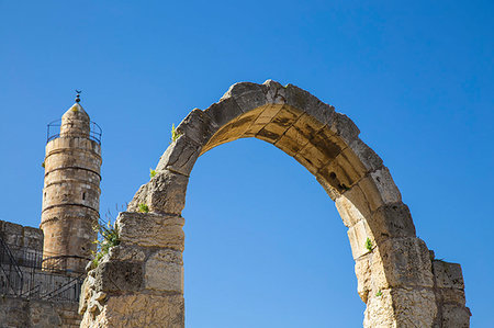 simsearch:6119-09238481,k - The Tower of David (the Jerusalem Citadel), Old City, UNESCO World Heritage Site, Jerusalem, Israel, Middle East Photographie de stock - Premium Libres de Droits, Code: 6119-09238476