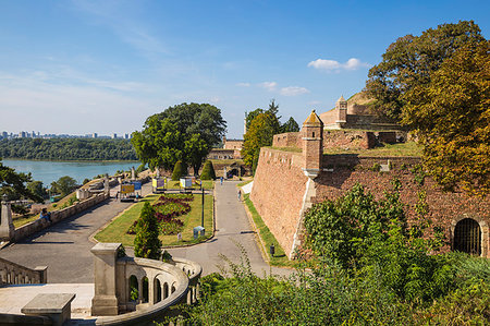 Great Kalemegdan staircase leading to The Victor Monument, Belgrade Fortress, Belgrade, Serbia, Europe Stockbilder - Premium RF Lizenzfrei, Bildnummer: 6119-09238496