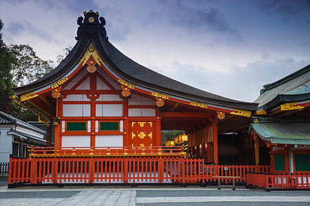 simsearch:6119-09238422,k - Fushimi Inari Shrine, Kyoto, Japan, Asia Foto de stock - Sin royalties Premium, Código: 6119-09238425
