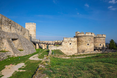 Zinden gate and towers, Belgrade Fortress, Kalemegdan Park, Belgrade, Serbia, Europe Stockbilder - Premium RF Lizenzfrei, Bildnummer: 6119-09238502