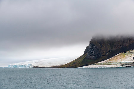 simsearch:6119-09161635,k - Massive bird cliff, Champ Island, Franz Josef Land archipelago, Arkhangelsk Oblast, Arctic, Russia, Europe Stock Photo - Premium Royalty-Free, Code: 6119-09238703