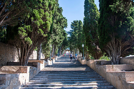 Sanctuary of Sant Salvador, Arta, Mallorca, Balearic Islands, Spain, Mediterranean, Europe Stock Photo - Premium Royalty-Free, Code: 6119-09238732