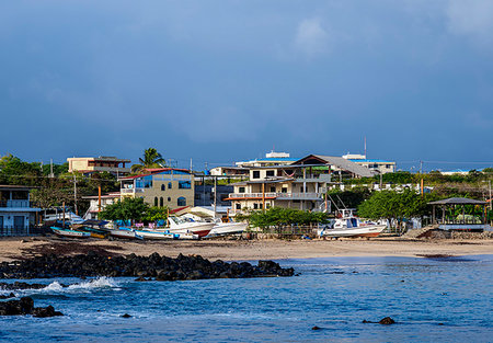 Puerto Baquerizo Moreno, San Cristobal (Chatham) Island, Galapagos, UNESCO World Heritage Site, Ecuador, South America Foto de stock - Sin royalties Premium, Código: 6119-09238805