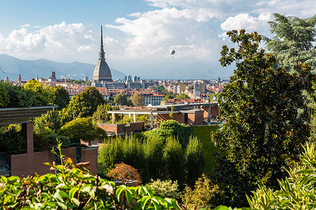 simsearch:6119-09238769,k - View of Turin from near Santa Maria del Monte dei Cappuccini, Turin, Piedmont, Italy, Europe Stock Photo - Premium Royalty-Free, Code: 6119-09239040