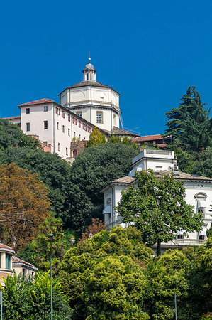 simsearch:6119-09161784,k - View of Santa Maria del Monte dei Cappuccini, Turin, Piedmont, Italy, Europe Foto de stock - Royalty Free Premium, Número: 6119-09239046