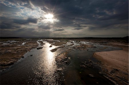 River flowing through landscape, Olifants River, Kruger National Park, South Africa Stock Photo - Premium Royalty-Free, Code: 6121-07992696