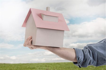 Real estate agent showing dream home, Bavaria, Germany Foto de stock - Sin royalties Premium, Código: 6121-08106874