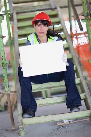 Female building worker Stock Photo - Premium Royalty-Free, Code: 6122-07693117