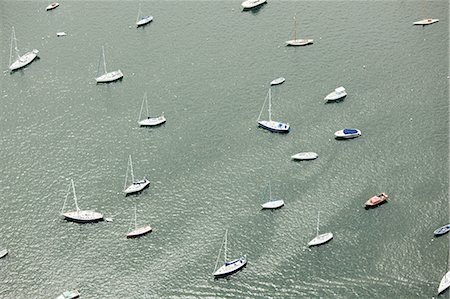 rhode island (eua) - Boats on the water, Newport County, Rhode Island, USA Foto de stock - Royalty Free Premium, Número: 6122-07696146