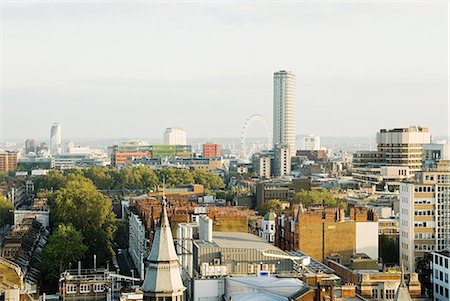 dach - London cityscape, UK Photographie de stock - Premium Libres de Droits, Code: 6122-07696553