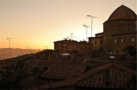 rooftop antenna - Volterra, Historic Walled Hill Town, Tuscany, Italy Stock Photo - Premium Royalty-Free, Code: 6122-07697654