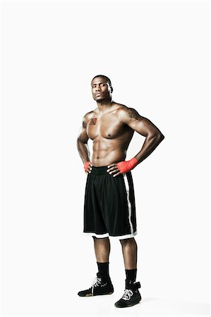 Portrait of boxer Stock Photo - Premium Royalty-Free, Code: 6122-07698076