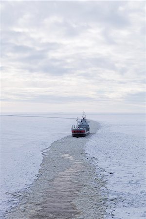 rompehielos - Sweden, Norrbotten, Bottenviken, Polar sea icebreaker Photographie de stock - Premium Libres de Droits, Code: 6126-08580675