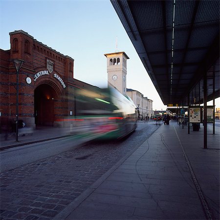 simsearch:6126-08635764,k - Sweden, Skane, Malmo, View of central station Stock Photo - Premium Royalty-Free, Code: 6126-08643557