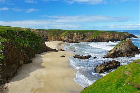 shetland islands - Rocky coastline in Shetland, Scotland Stock Photo - Premium Royalty-Free, Code: 6126-09104128