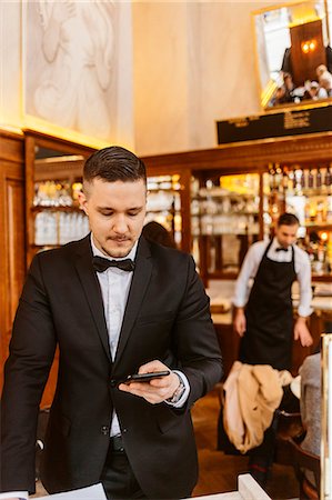 simsearch:6126-09104476,k - Waiter at bakery in Sweden Stock Photo - Premium Royalty-Free, Code: 6126-09104497