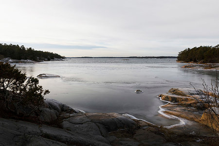 simsearch:6126-09266702,k - Ice on sea in Stendorren Nature Reserve, Sweden Fotografie stock - Premium Royalty-Free, Codice: 6126-09266706