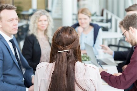 Business people discussing in meeting at office Foto de stock - Sin royalties Premium, Código: 6127-08704606