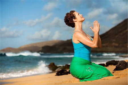 short hair yoga