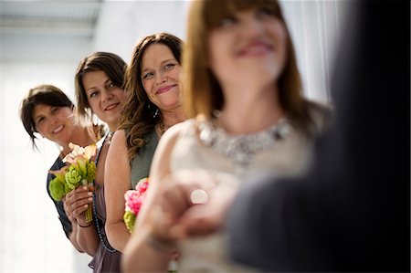 formal dress couple - Celebration at wedding reception. Stock Photo - Premium Royalty-Free, Code: 6128-08727712