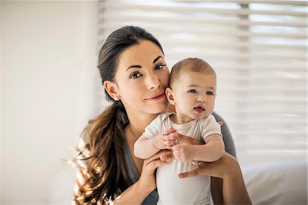 simsearch:6128-08728388,k - Mother spending time with her baby. Stock Photo - Premium Royalty-Free, Code: 6128-08728383