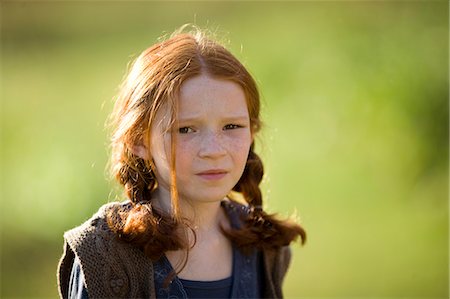 simsearch:649-08563671,k - Portrait of a young girl on a farm. Stock Photo - Premium Royalty-Free, Code: 6128-08825405