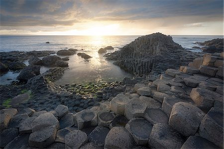 simsearch:6129-09058063,k - Giant's Causeway, County Antrim, Ulster region, northern Ireland, United Kingdom. Iconic basalt columns. Photographie de stock - Premium Libres de Droits, Code: 6129-09044158