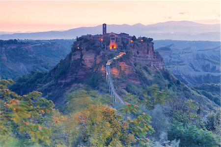 simsearch:6129-09057583,k - Europe,Italy,Lazio,Viterbo district. Civita di Bagnoregio Foto de stock - Royalty Free Premium, Número: 6129-09044121