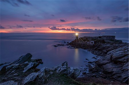 Kermorvan Lighthouse, Le Conquet, Brest, Finistère departement, Bretagne - Brittany, France, Europe Photographie de stock - Premium Libres de Droits, Code: 6129-09044232