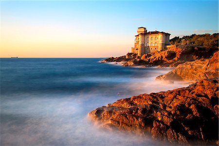 Boccale Castle, Livorno district, Tuscany, Italy Foto de stock - Sin royalties Premium, Código: 6129-09044376