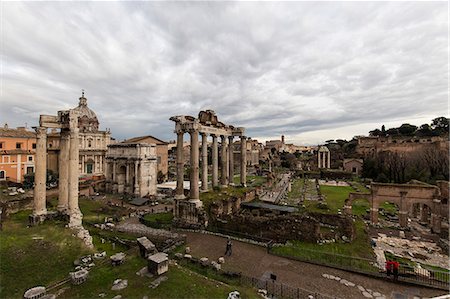 Roman Forum, Rome, Italy, Europe Stock Photo - Premium Royalty-Free, Code: 6129-09044434