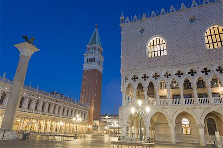 palais des ducs - Europe,Italy,Veneto,Venice. San Marco square Photographie de stock - Premium Libres de Droits, Code: 6129-09044579