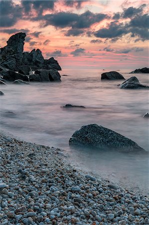 simsearch:6129-09057605,k - Zambrone, province of Vibo Valentia, Calabria, Italy, Europe. Sunset on the beach of Lion's rock Photographie de stock - Premium Libres de Droits, Code: 6129-09044676