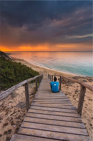 salento - Europe, Italy, Piri Piri Beach at dawn, Salento, Apulia. Fotografie stock - Premium Royalty-Free, Codice: 6129-09044752