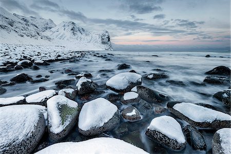 Unstad - Lofoten Islands,Norway Stock Photo - Premium Royalty-Free, Code: 6129-09058015